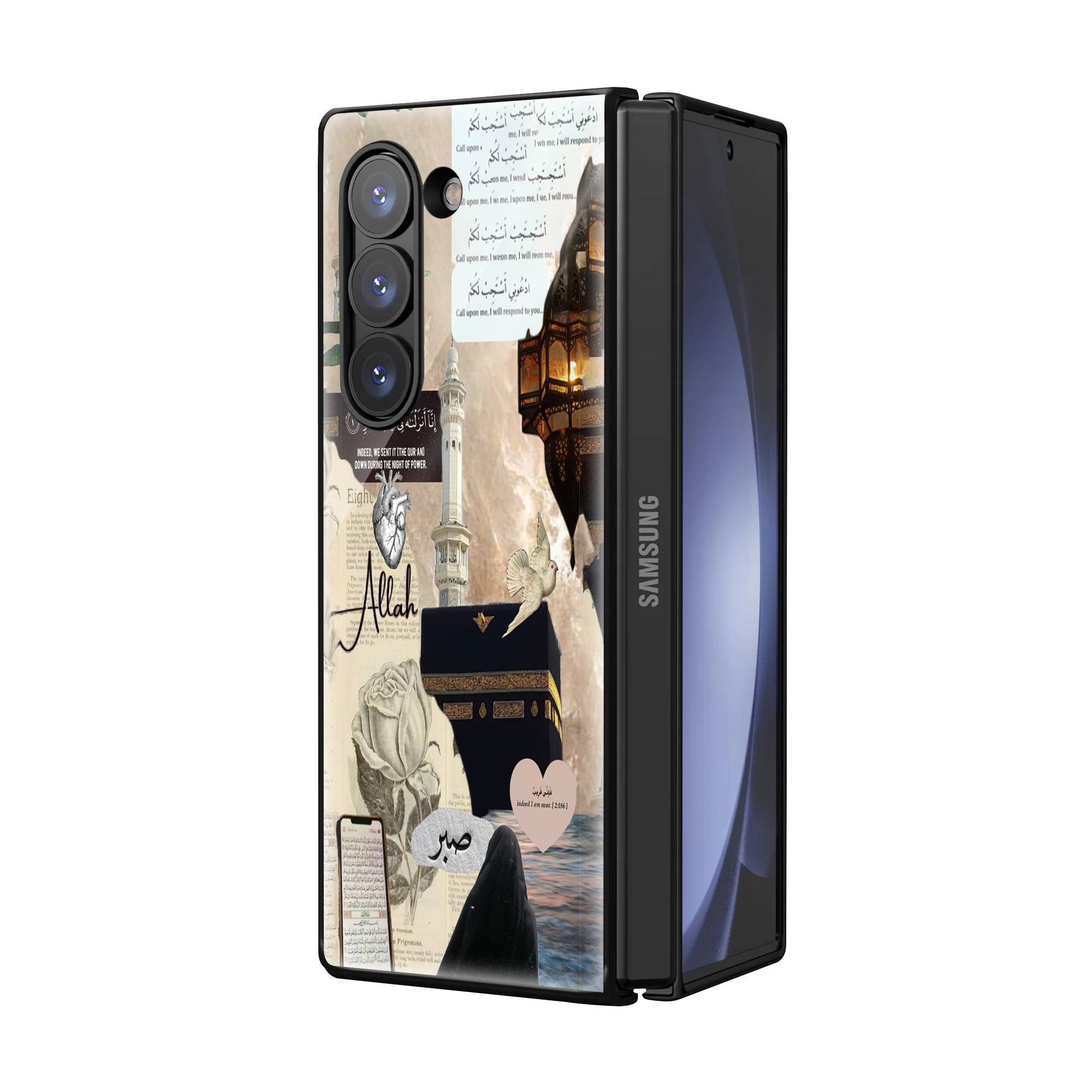 Night Of Power Samsung Z Fold Glass Case - Image 2