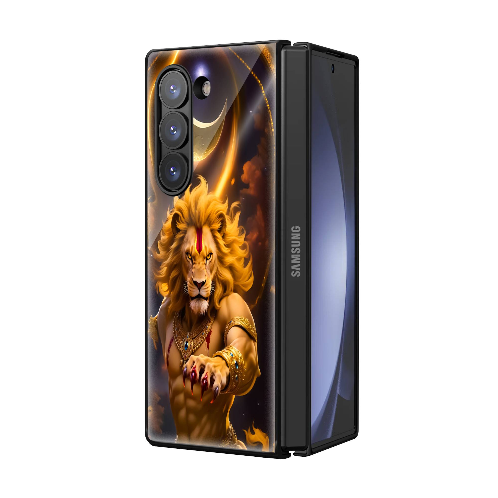 Narasimha Samsung Z Fold Glass Case - Image 2