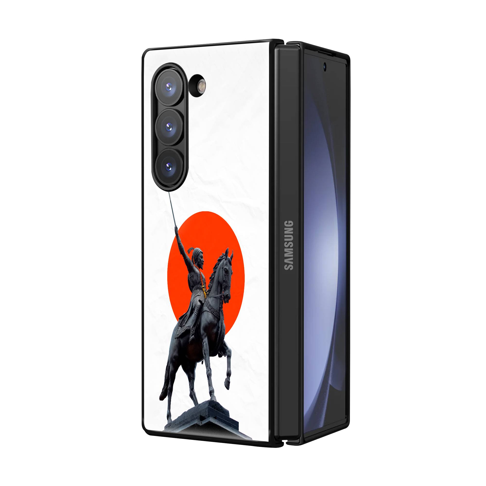 Minimalist Warrior Samsung Z Fold Glass Case - Image 2