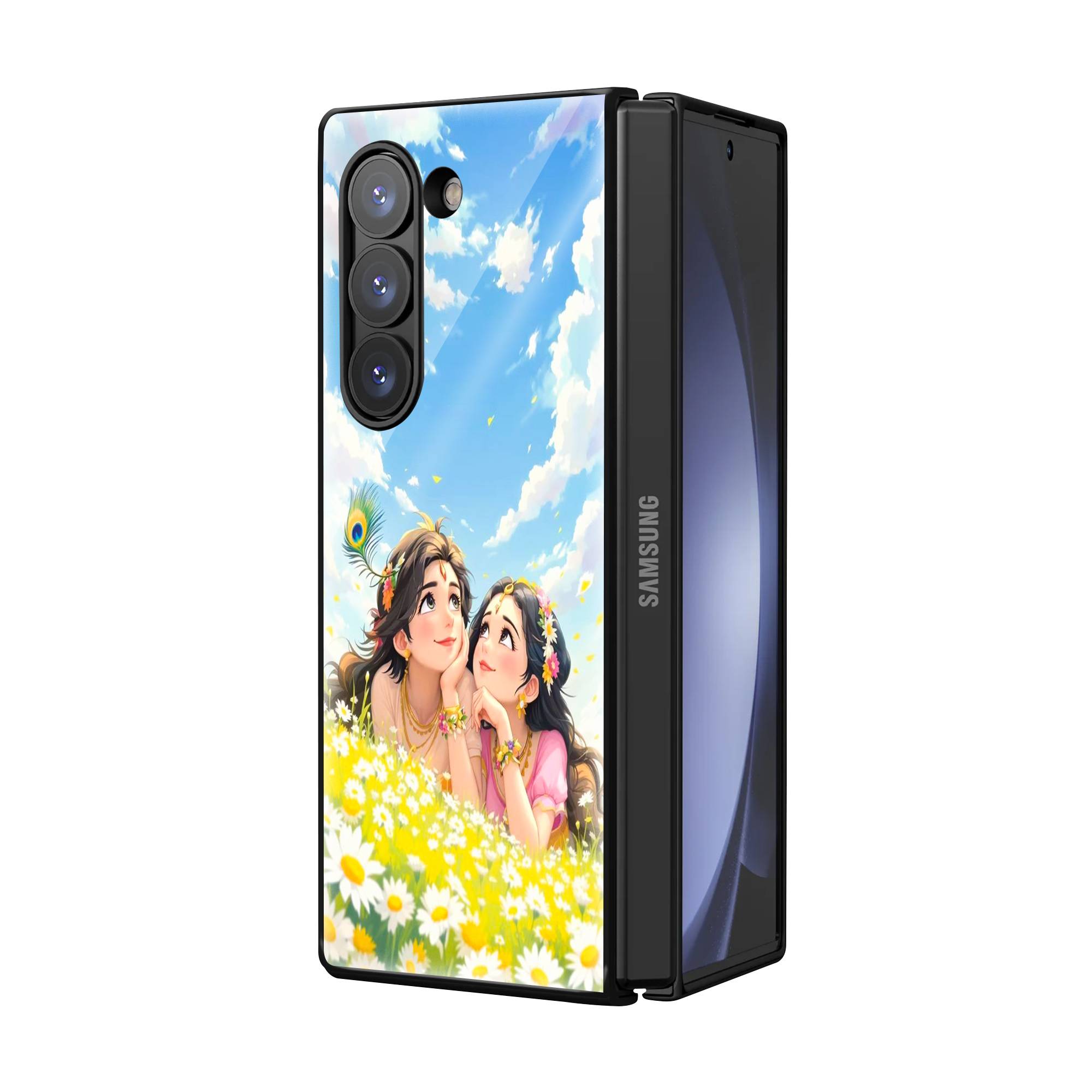 Meadow Dream Samsung Z Fold Glass Case - Image 2
