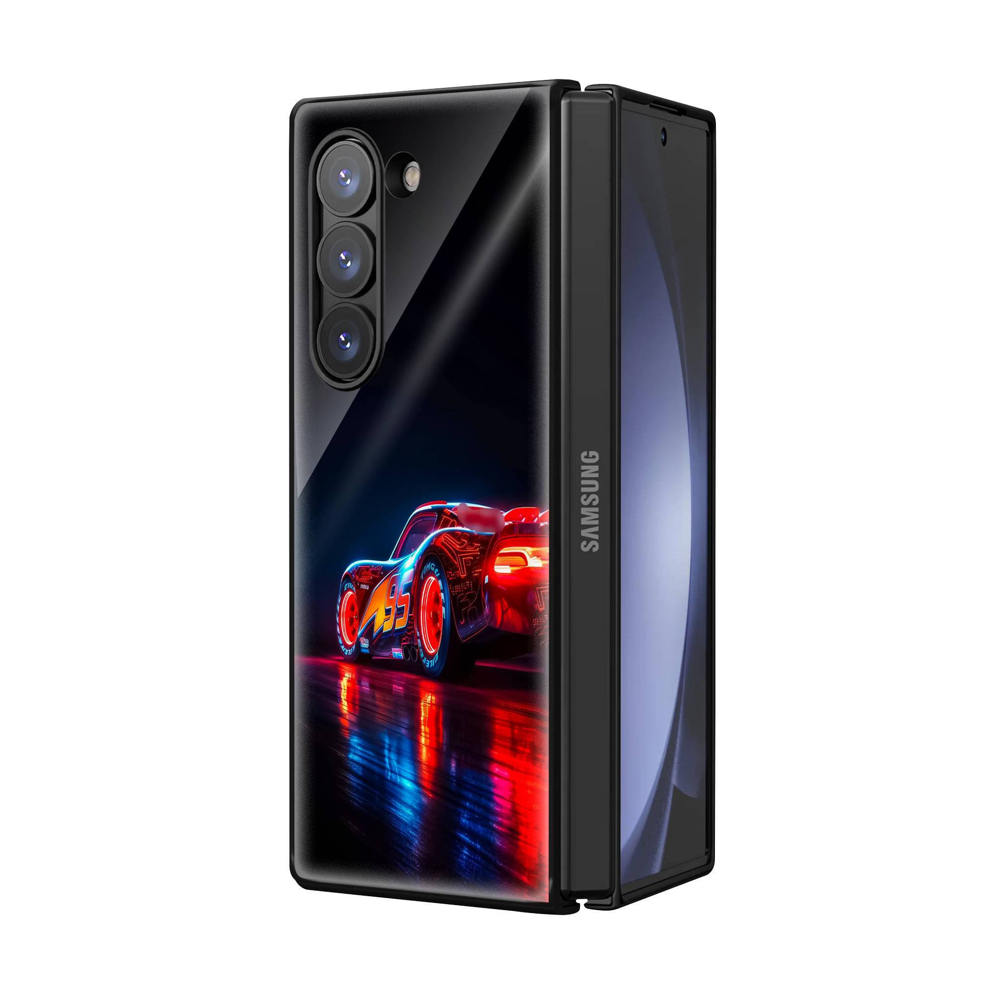 McQueen Samsung Z Fold Glass Case - Image 2