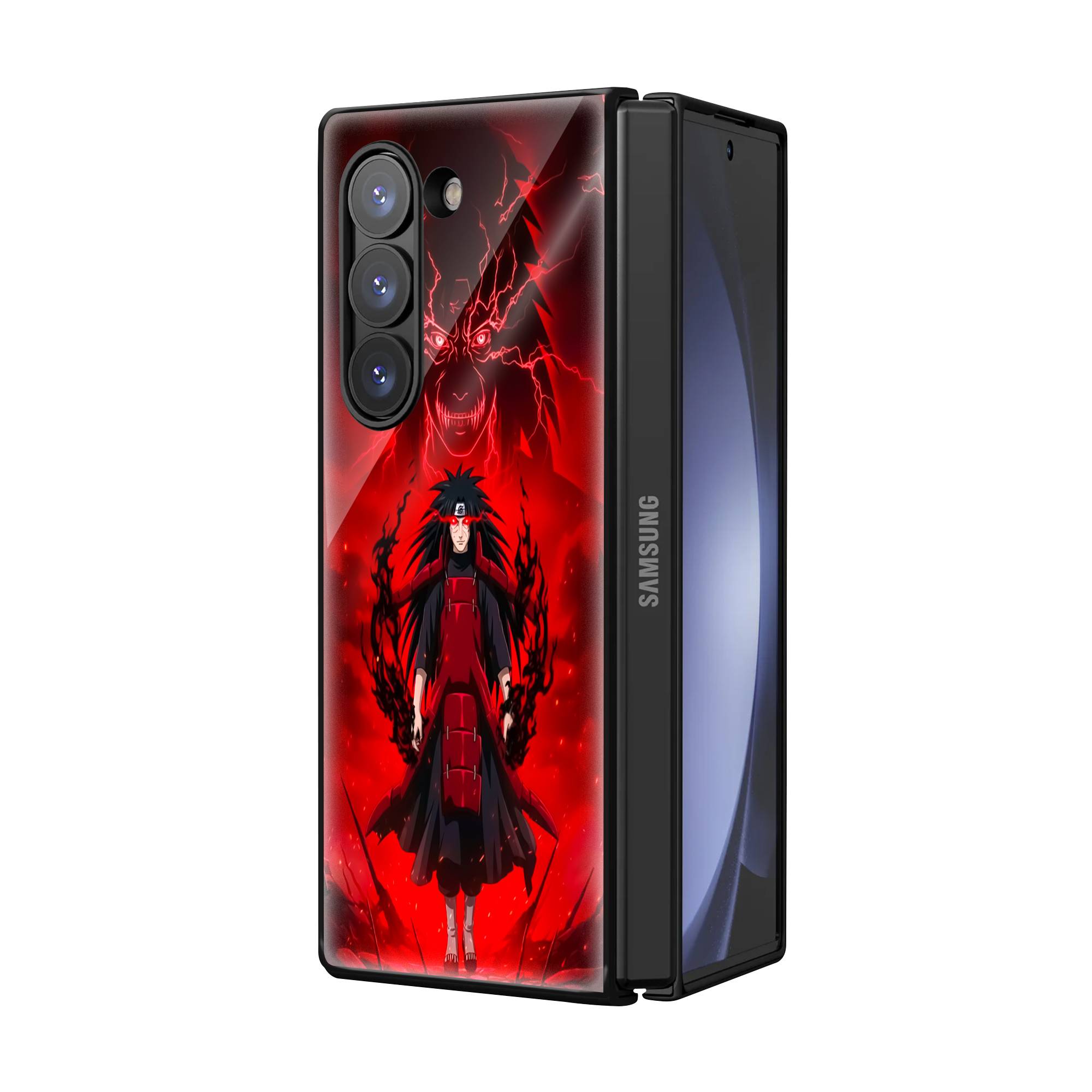Madara Uchiha Samsung Z Fold Glass Case - Image 2