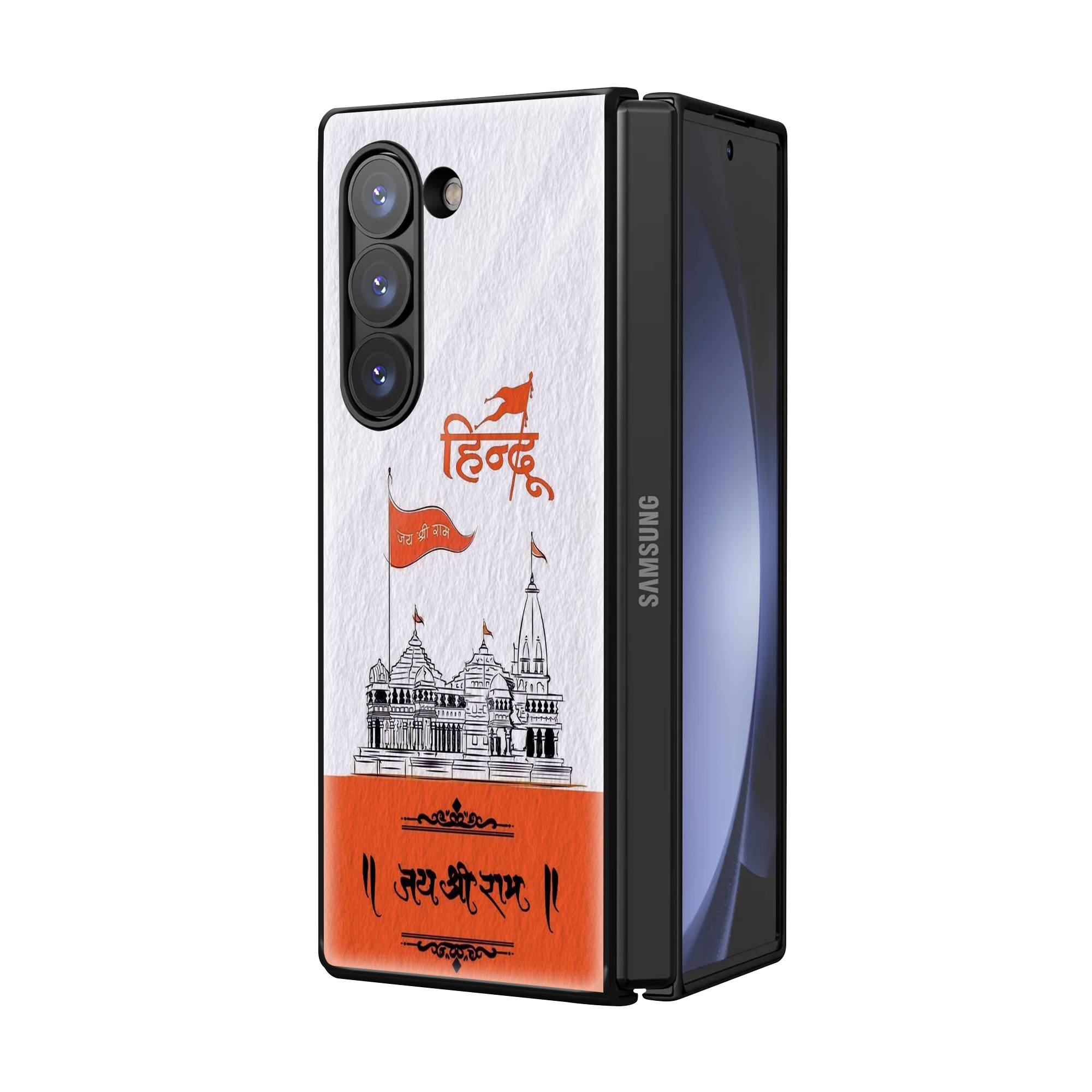 Hindu Heritage Samsung Z Fold Glass Case - Image 3