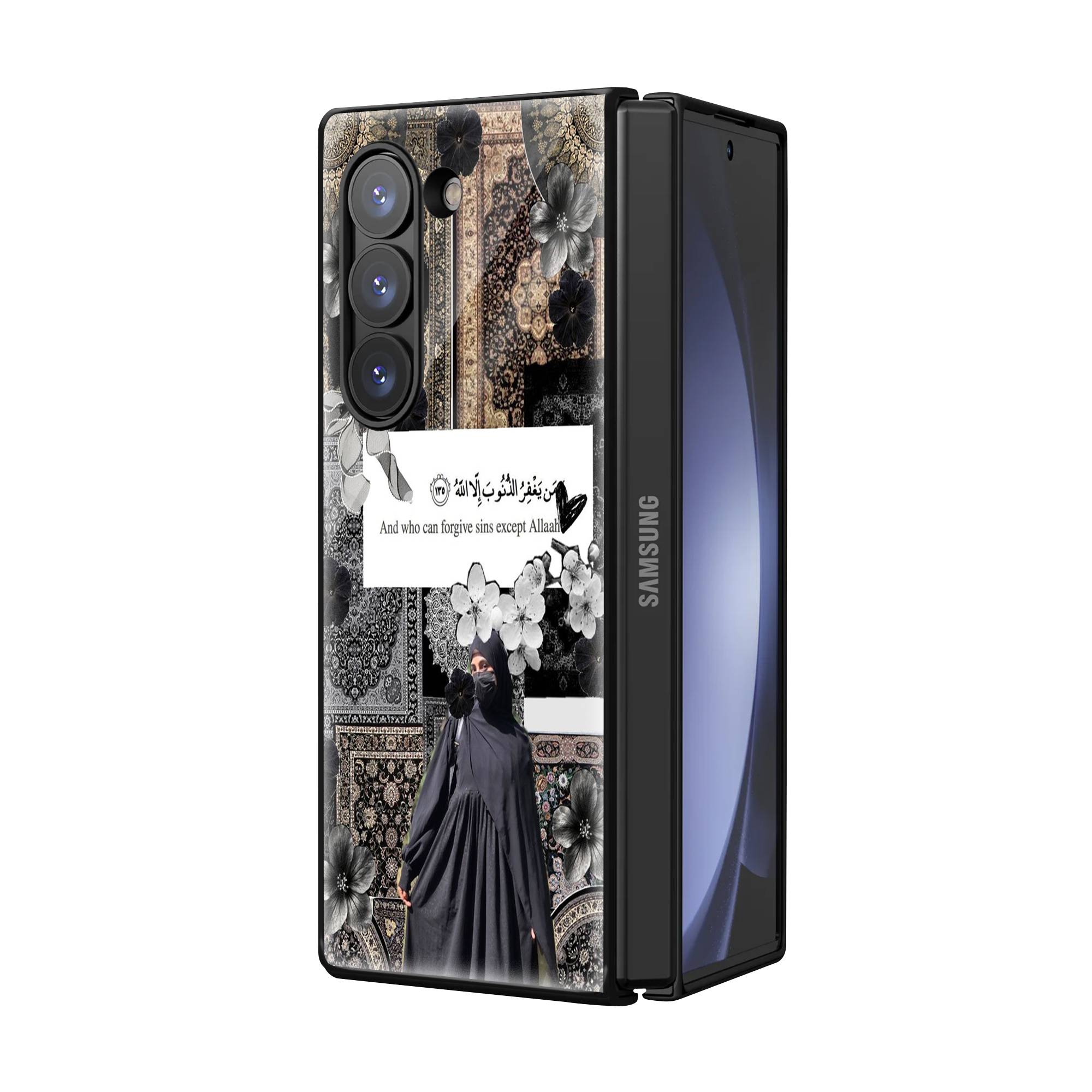 Forgiveness Noir Samsung Z Fold Glass Case - Image 2