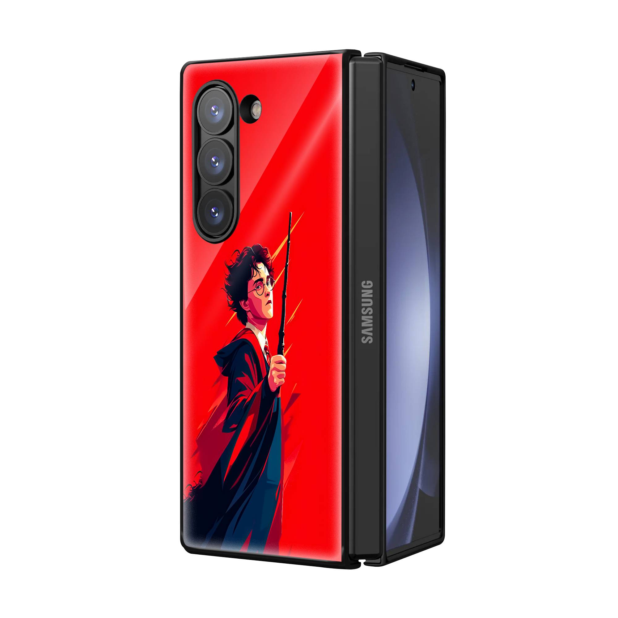 Dynamic Harry Potter Samsung Z Fold Glass Case - Image 2