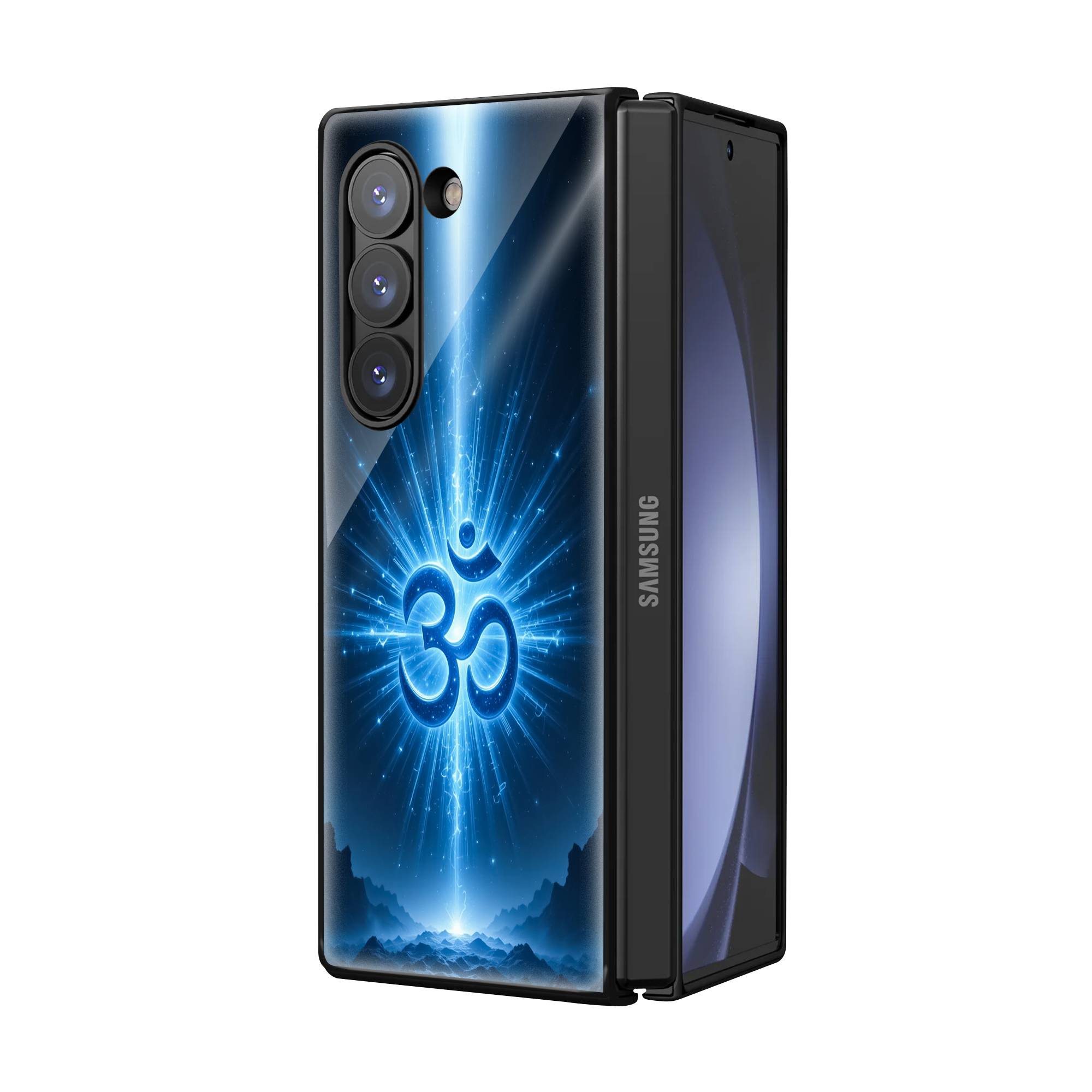 Cosmic Om Samsung Z Fold Glass Case - Image 2
