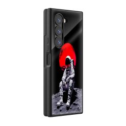 Moon Surface Samsung Z Fold Glass Case
