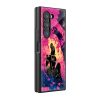 Pink Silhouette Samsung Z Fold Glass Case