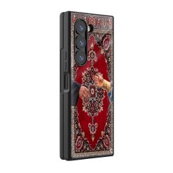 Persian Medallion Samsung Z Fold Glass Case