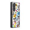 Mickey Mouse Doodle Samsung Z Fold Glass Case