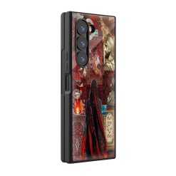 Persian Heritage Collage Samsung Z Fold Glass Case