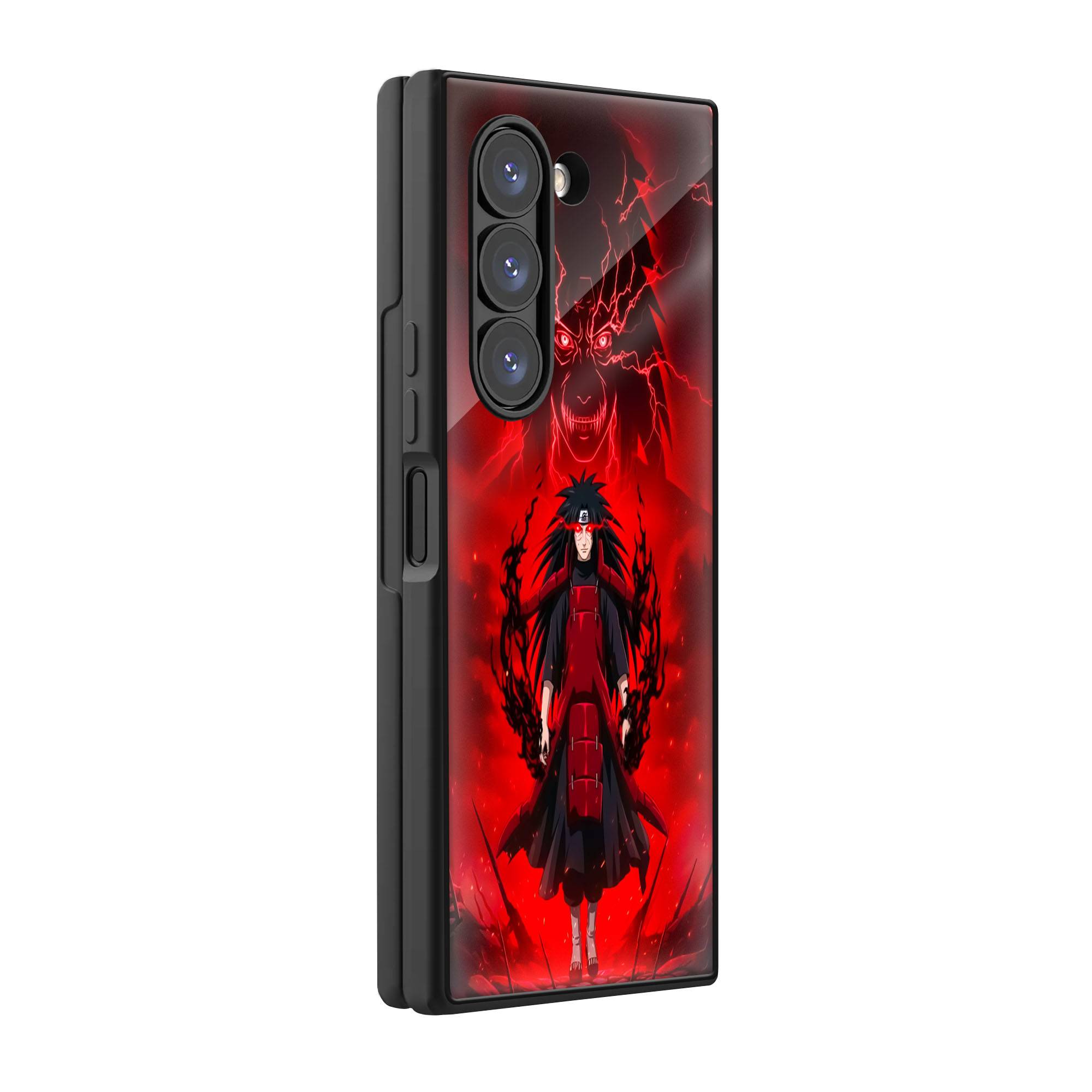 Madara Uchiha Samsung Z Fold Glass Case