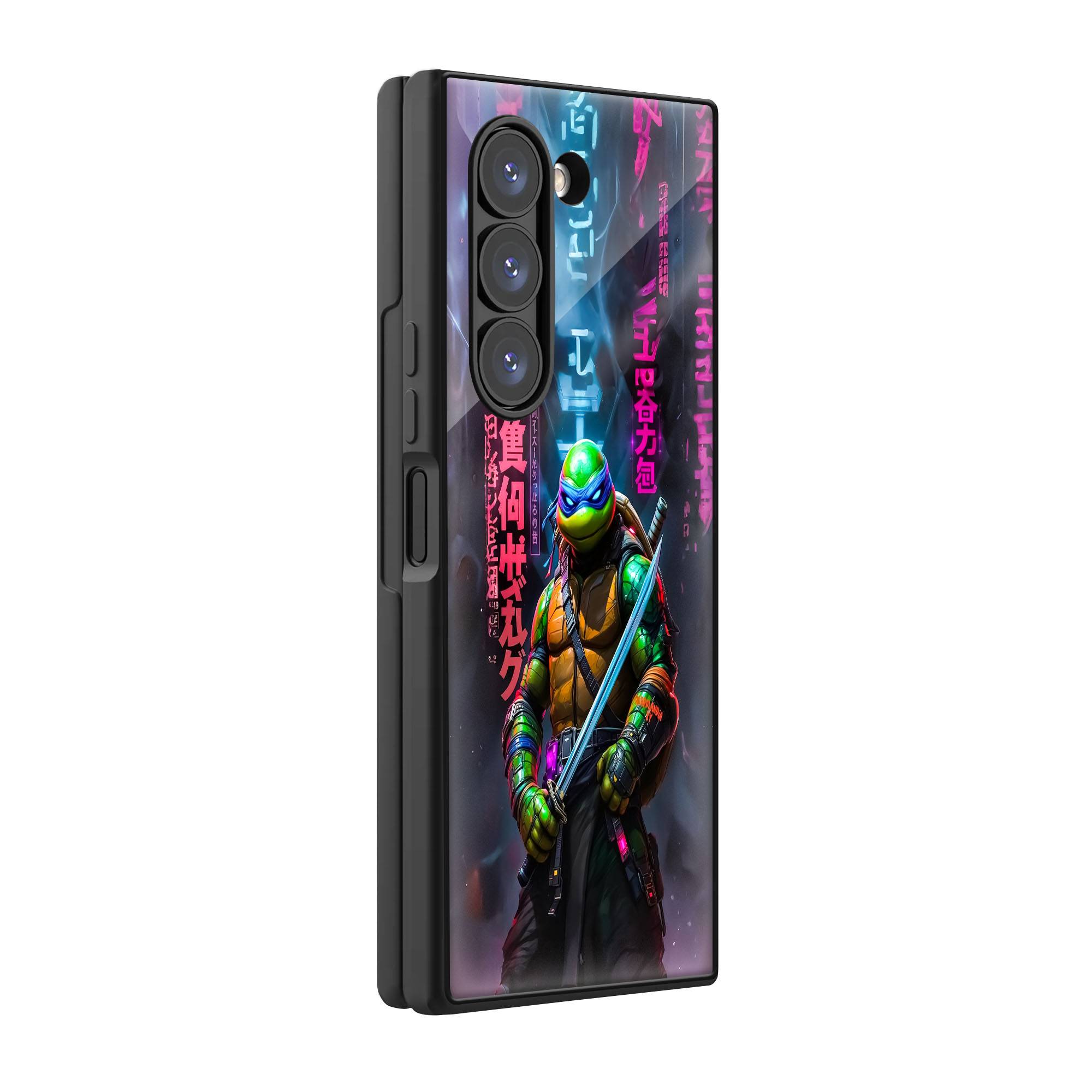 Ninja Turtle Samsung Z Fold Glass Case