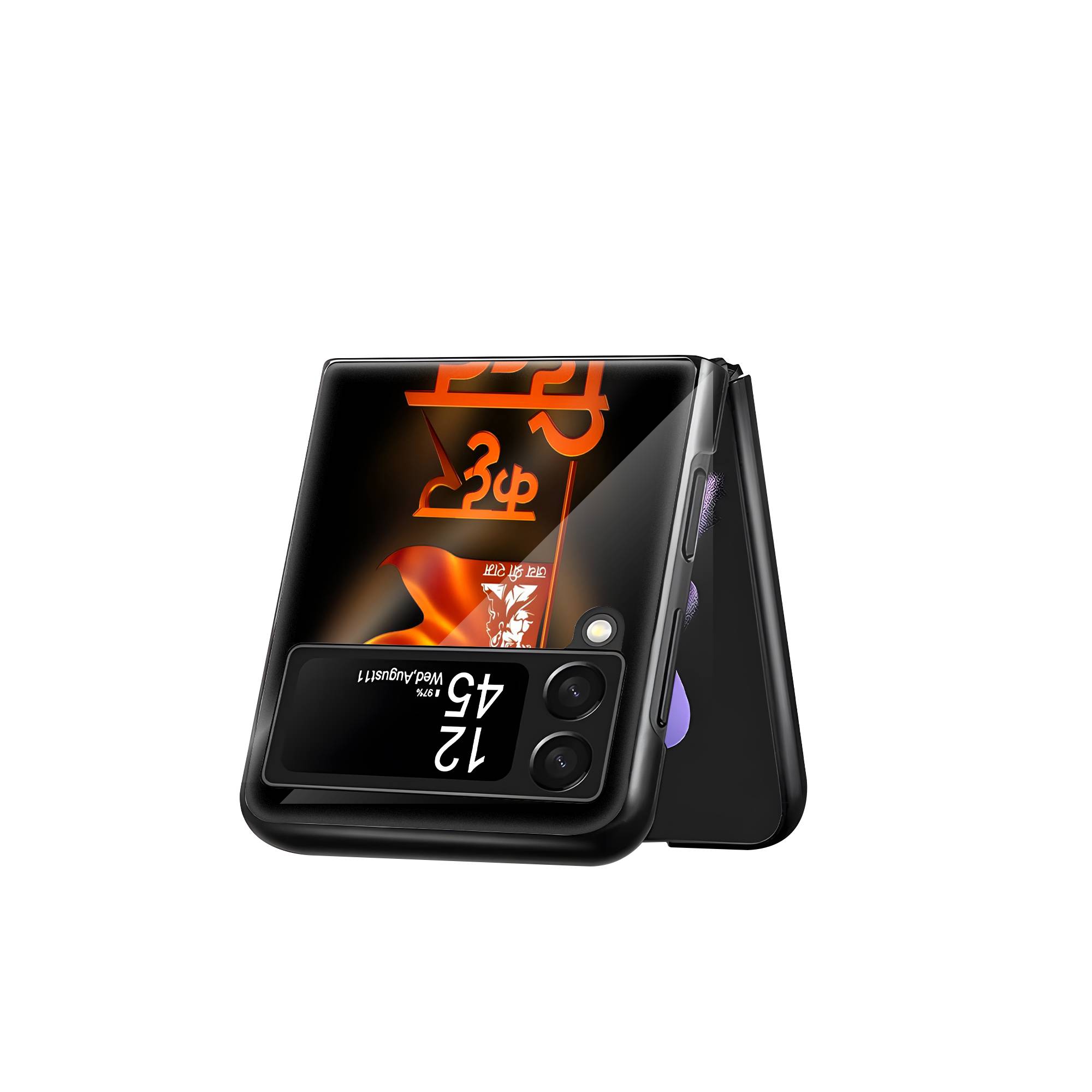 Kattar Hindu Samsung Z Flip Glass Case - Image 3