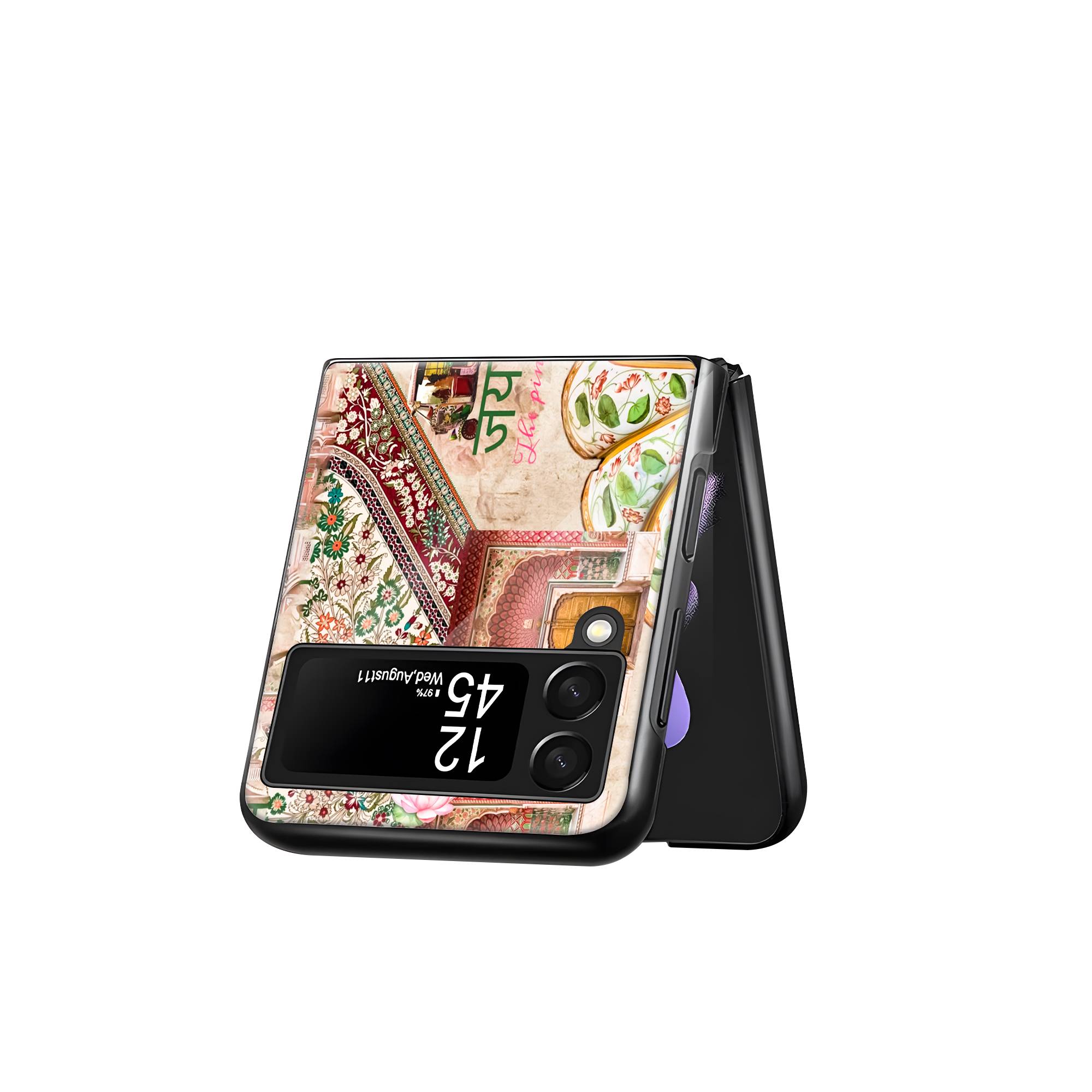 Jaipur City Samsung Z Flip Glass Case - Image 3