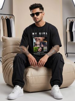My Girl Custom Black T-Shirt