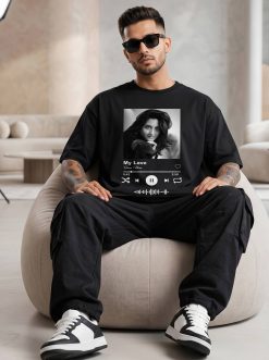 My Love Custom Black T-Shirt