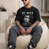 My Wife B&W Custom Black T-Shirt