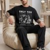 She’s Mine B&W Custom Black T-Shirt