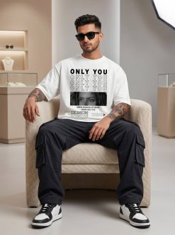 My Heart B&W Custom White T-Shirt