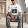 My Happiness Custom White T-Shirt