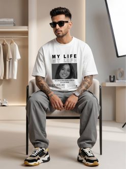 My Happiness Custom White T-Shirt