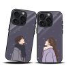 Snowfall Love Night Couple Mobile Case