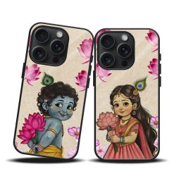 Little Radha-Krishna Couple Mobile Case