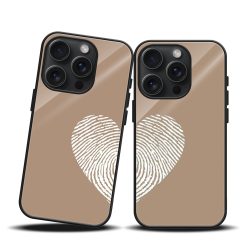 Half-Heart Couple Mobile Case