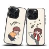 Cute Fight Couple Mobile Case
