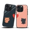 Cat Love Couple Mobile Case