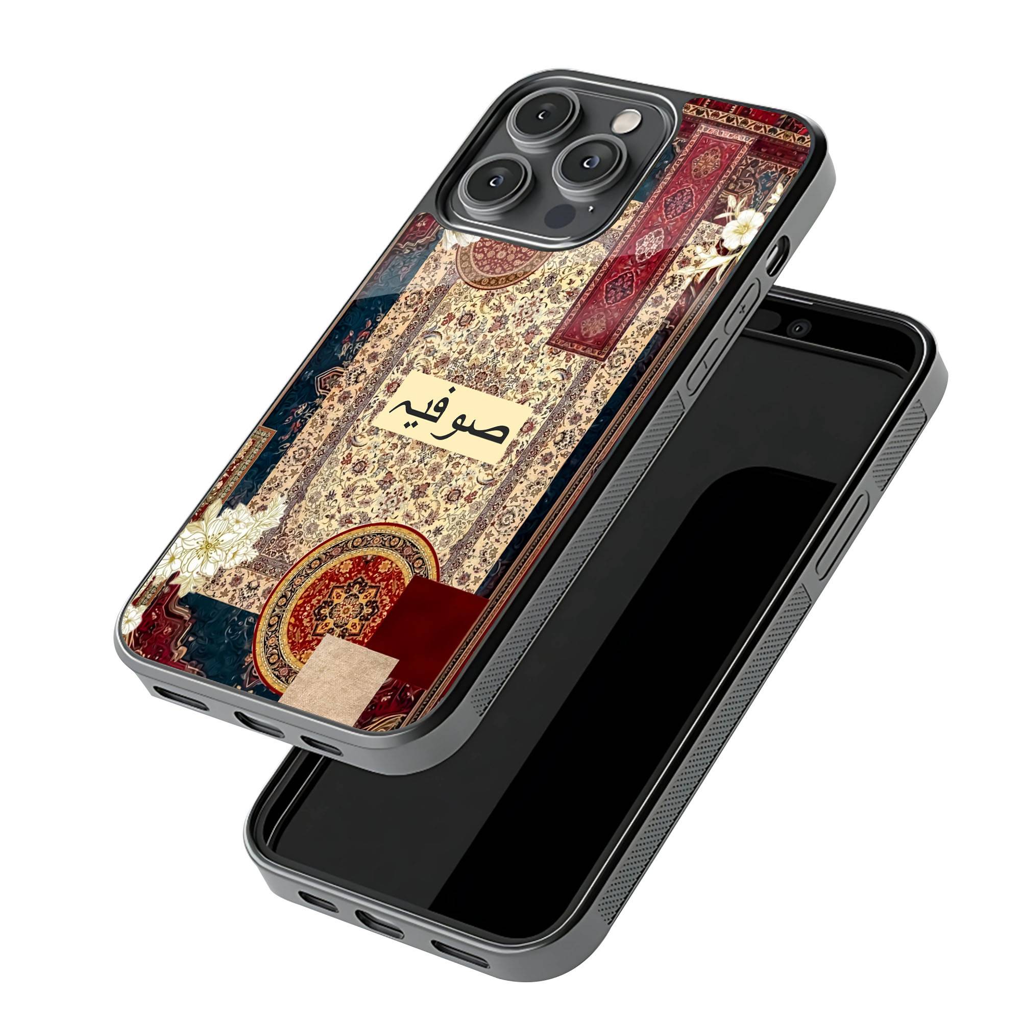 Ruby Persian Rug Glass Name Case - Image 3