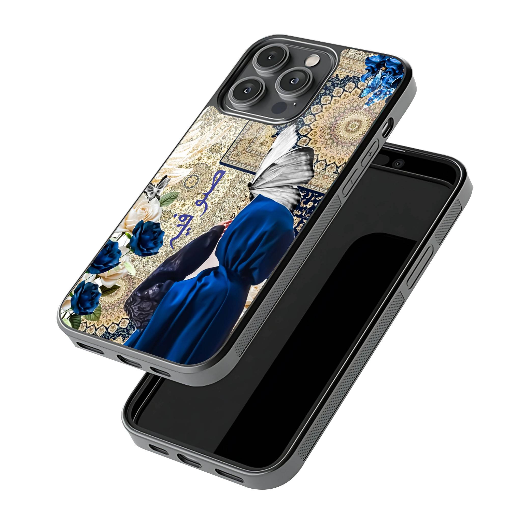 Majestic Persian Bloom Glass Name Case - Image 3