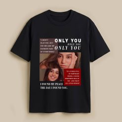 I Found You Custom Black T-Shirt