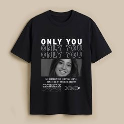 My Favorite Person B&W Custom Black T-Shirt