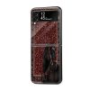 Persian Horse Rug Samsung Z Flip Glass Case