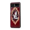 Oriental Doves Rug Samsung Z Flip Glass Case