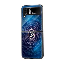 OM Namah Shivay Samsung Z Flip Glass Case
