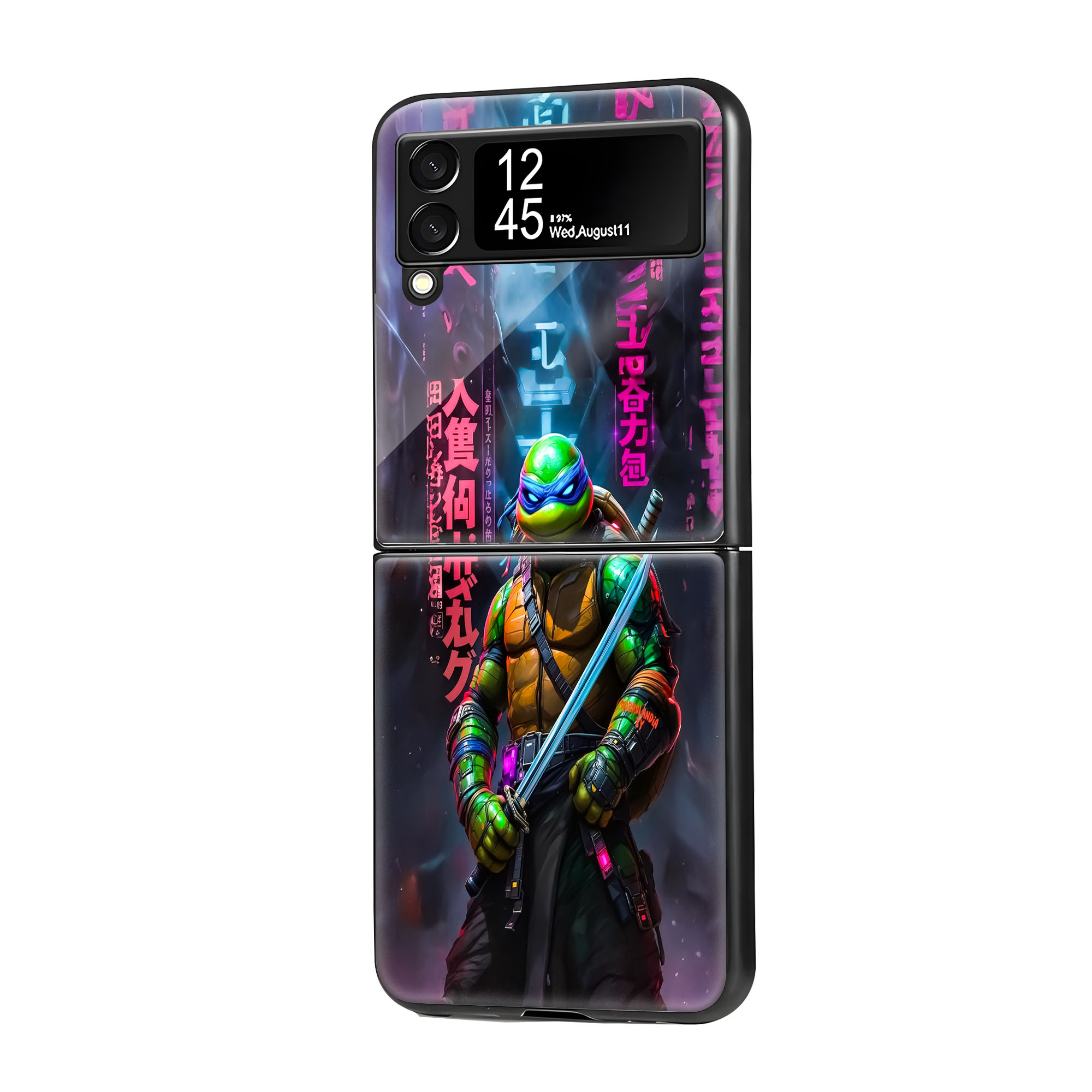 Ninja Turtle Samsung Z Flip Glass Case