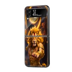 Narasimha Samsung Z Flip Glass Case