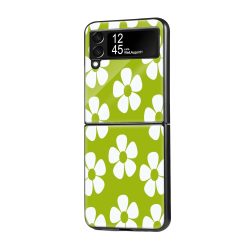 Modern Daisy Samsung Z Flip Glass Case
