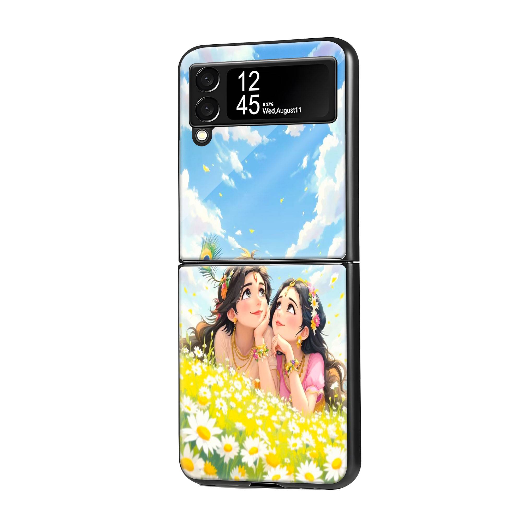 Meadow Dream Samsung Z Flip Glass Case