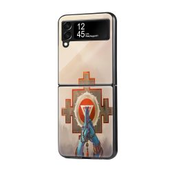 Mantra Samsung Z Flip Glass Case