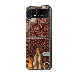 Vintage Hijabi Samsung Z Flip Glass Case