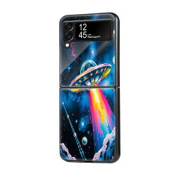 UFO Samsung Z Flip Glass Case