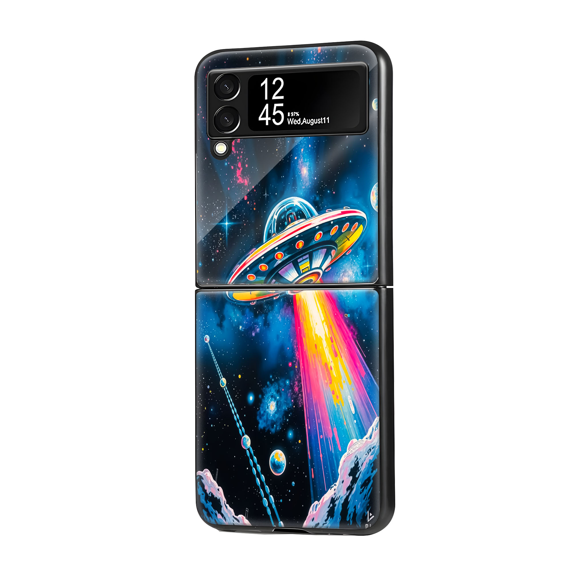 UFO Samsung Z Flip Glass Case