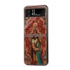 Turkish Couple Rug Samsung Z Flip Glass Case
