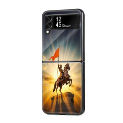 The Maratha Pride Samsung Z Flip Glass Case