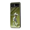 Stylized Gangster Samsung Z Flip Glass Case