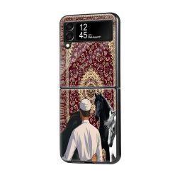 Stallion’s Blessing Samsung Z Flip Glass Case